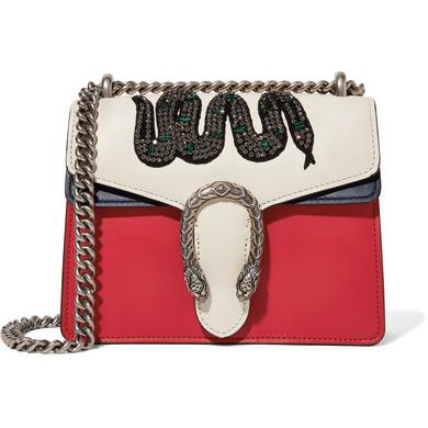 Gucci Dionysus mini appliquéd leather shoulder bag