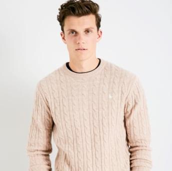MARLOW MERINO WOOL CABLE JUMPER