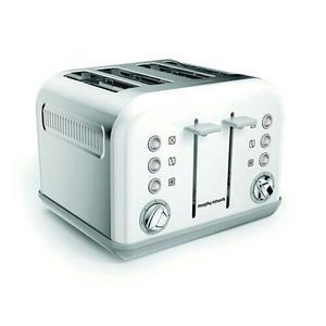  Morphy Richards Accents 4 Slice Toaster - White