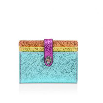MULTI CARD HOLDER Multi Coloured Metallic Card Holder by KURT GEIGER LONDON