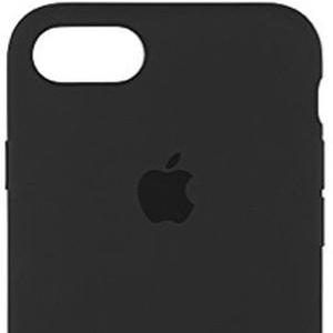 Apple Silicone Back Cover Case for iPhone 7 - Black