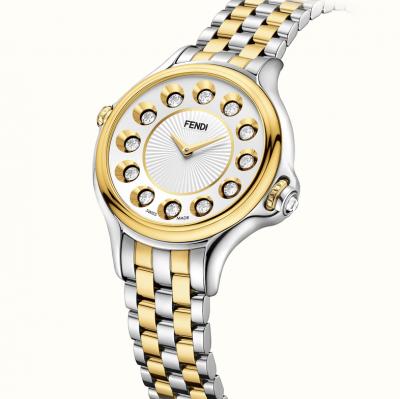 FENDI CRAZY CARATS Watch with diamond and gemstones