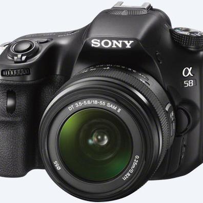 Sony α58 A-mount Camera with APS-C Sensor