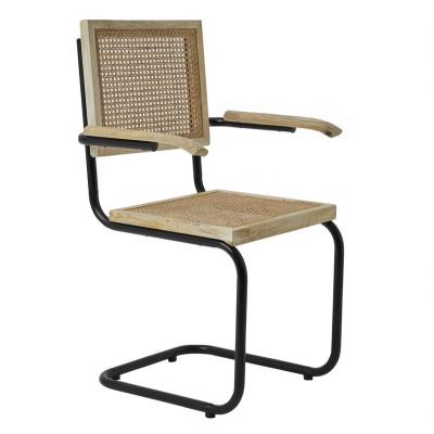 Rattan Office Desk Chair Natural Wood– French Connection UK