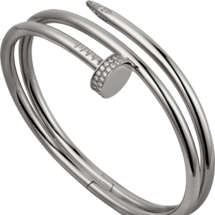 CRN6708517 - Juste un Clou bracelet - White gold, diamonds - Cartier