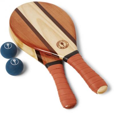 Frescobol Carioca - Trancoso Wooden Beach Bat and Ball Set