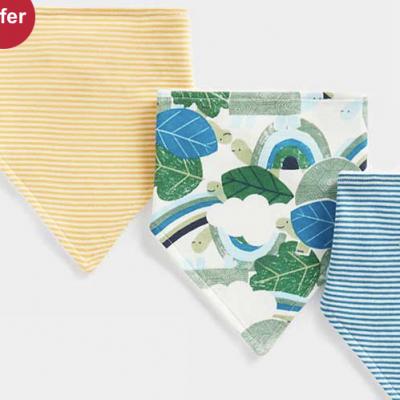 Love Our Earth Dribble Bibs - 3 Pack