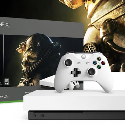 Xbox One X Robot White Special Edition Fallout 76 Bundle (1TB) Xbox