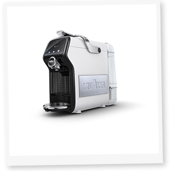 Lavazza 10080219 Italian Magia Plus Ice White Compact Coffee Machine
