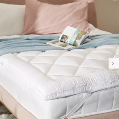 John Lewis & Partners Synthetic Soft Touch Washable Dual Layer 6cm Deep Mattress Topper, King