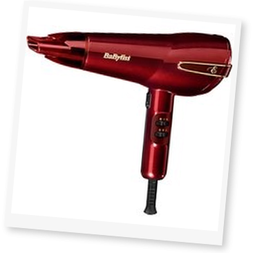 BaByliss 5560PU Elegance Hair Dryer Red