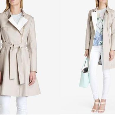 Ted Baker Kelsy collared trench coat