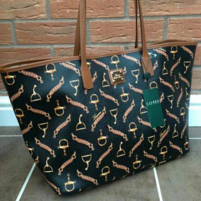 Lauren Ralph Lauren Women's Equestrian Barrel Satchel