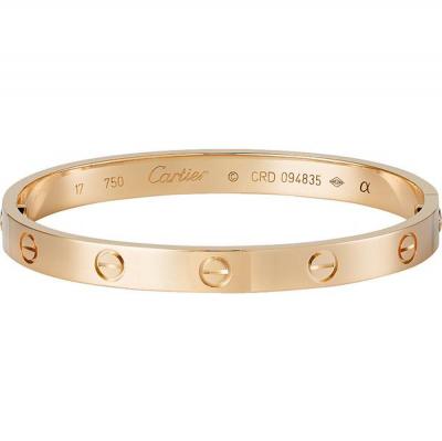 CARTIER Love 18ct pink-gold bracelet