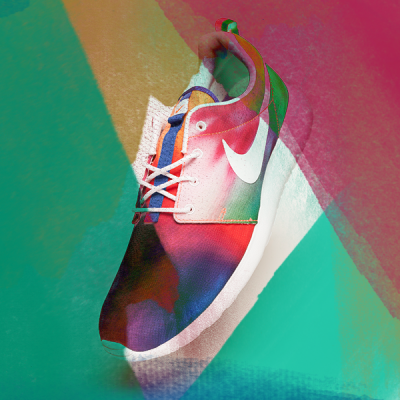 Nike mens multi roshe run trainers