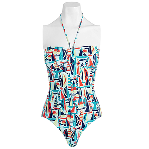 NEXT Petit Bateau Multi Boat Printed Swimsuit
