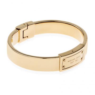 Michael Kors Logo Plaque Hinge Bangle