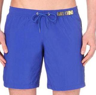 MOSCHINO Gold lettering swim shorts