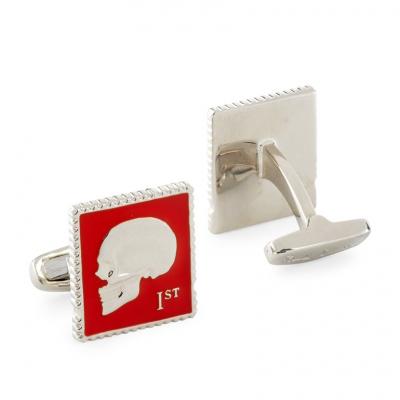 Paul Smith skull stamp cufflinks
