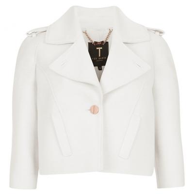 Ted Baker Pod Cropped Biker Jacket