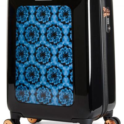 Ted Baker London Small Blue Beauty Suitcase (22 Inch)