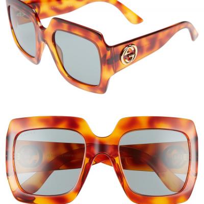Gucci 54mm Square Sunglasses