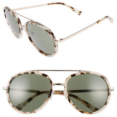 KENDALL + KYLIE Jules 58mm Aviator Sunglasses