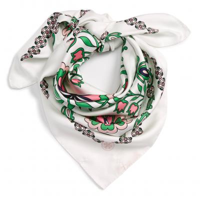 Tory Burch Garden Party Square Silk Scarf