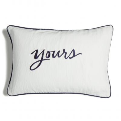 kate spade new york mine/yours accent pillow