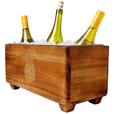 Cathys Concepts Wooden Wine Trough