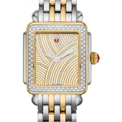 MICHELE Deco Diamond Diamond Dial Bracelet Watch Head & Bracelet, 29mm x 31mm