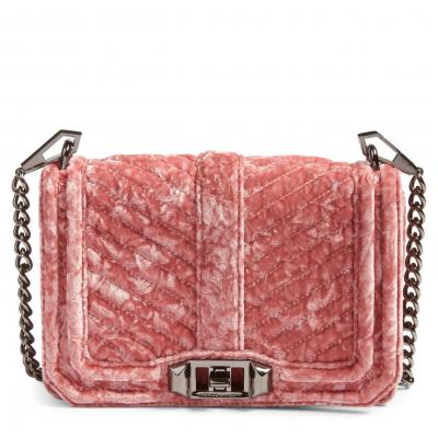 Rebecca Minkoff Small Love Velvet Crossbody Bag