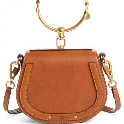 Chloé Small Nile Bracelet Leather Crossbody Bag