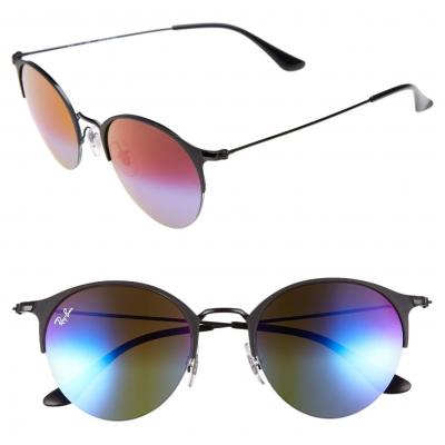 Ray-Ban 50mm Gradient Mirrored Sunglasses