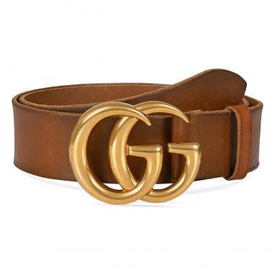 Gucci Distressed Leather Belt men