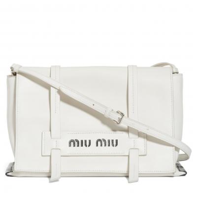 Miu Miu Medium Grace Calfskin Crossbody Bag