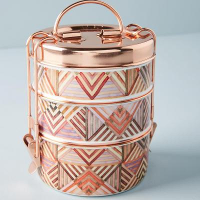 Anthropologie Tiffin Tiered Storage Bowl Set