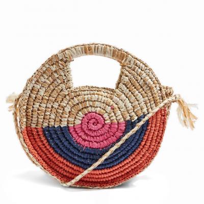 Topshop Bright Snail Straw Tote Bag