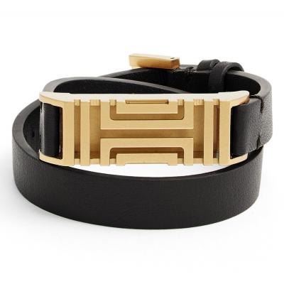 Tory Burch for Fitbit Leather Wrap Bracelet