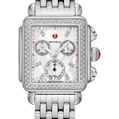 MICHELE Deco Watch Case & 18mm Bracelet