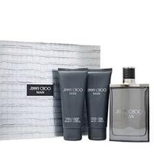 Jimmy Choo MAN 2017 Gift Set : 100ml Eau De Toilette EDT, 100ml Shower Gel & 100ml Aftershave Balm