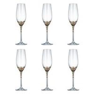John Lewis Vino Spiral Flute Glasses Set of 6