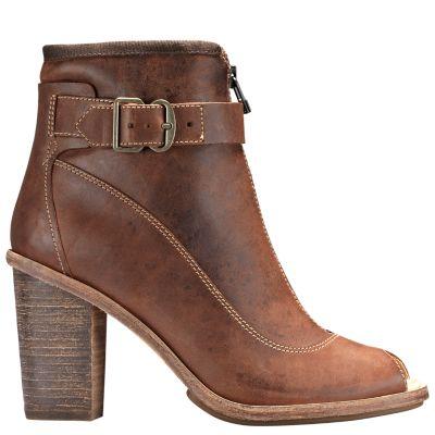 Womens Timberland Boot Company Marge Buckle Peep-Toe Boots