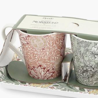 Morris & Co. Mug & Tray Set