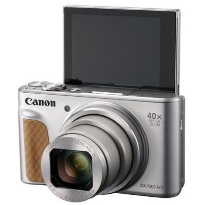 Canon PowerShot SX740 HS Camera in Silver with Case + GorillaPod Mini Tripod
