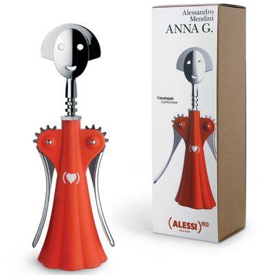 Anna G. Red Edition Corkscrew by Alessi