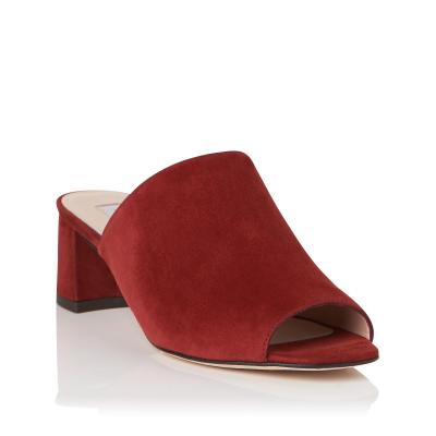 Dana Rust Suede Mules - L.K.Bennett