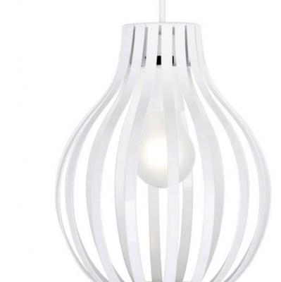 Alloa Basket Pendant Shade in White