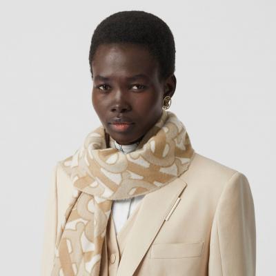 Monogram Cashmere Jacquard Scarf