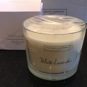  White Lavender large scented candle The White Company